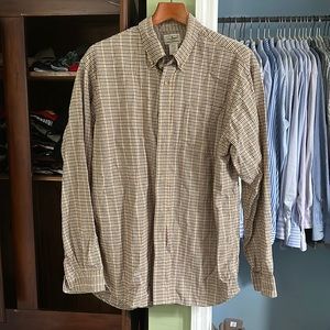 L.L. Bean men’s long sleeve button down.